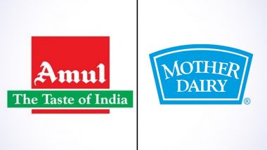Amul, Mother Dairy Hike Milk Prices by Rs 2 per Litre With Effect From August 17, Check City-Wise New Rates Here